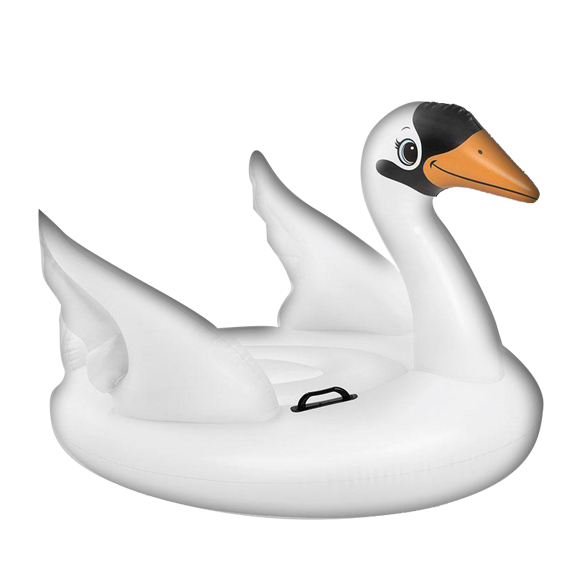 Flotador de cisne marca Intex