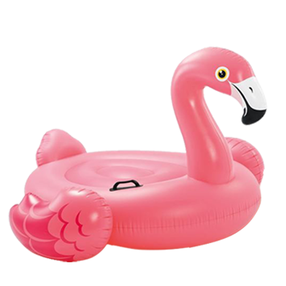 Flotador de flamingo marca Intex