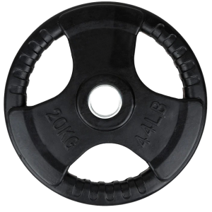 Disco Olimpico de goma de 20 kg marca Fortis