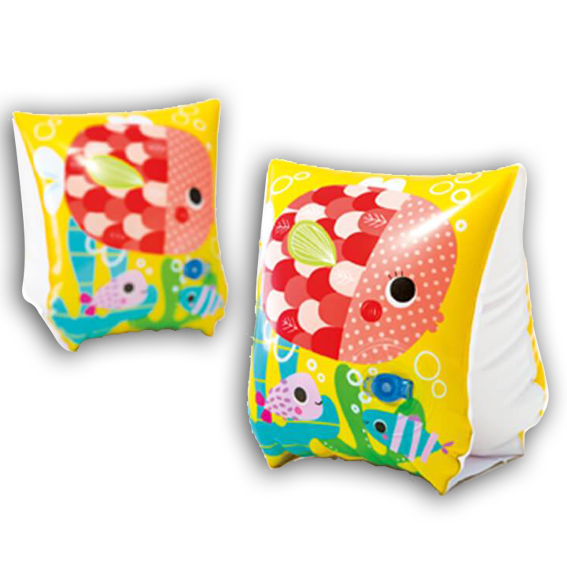 Flotador infantil para brazos fun fish marca Intex